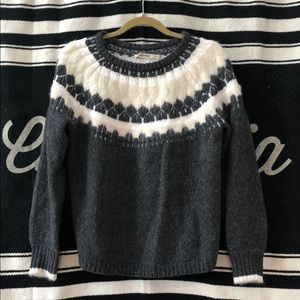 J BRAND Intarsia Alpaca Sweater